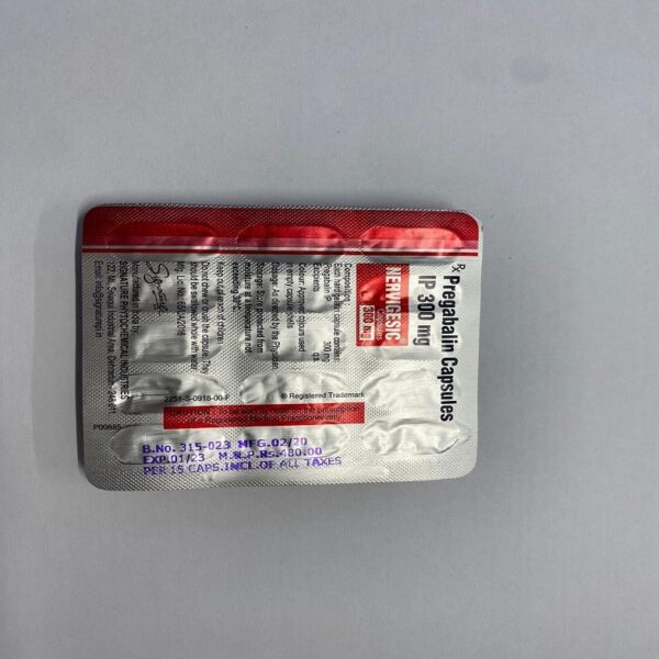 Pregabalin Pain Relief 300mg x 15