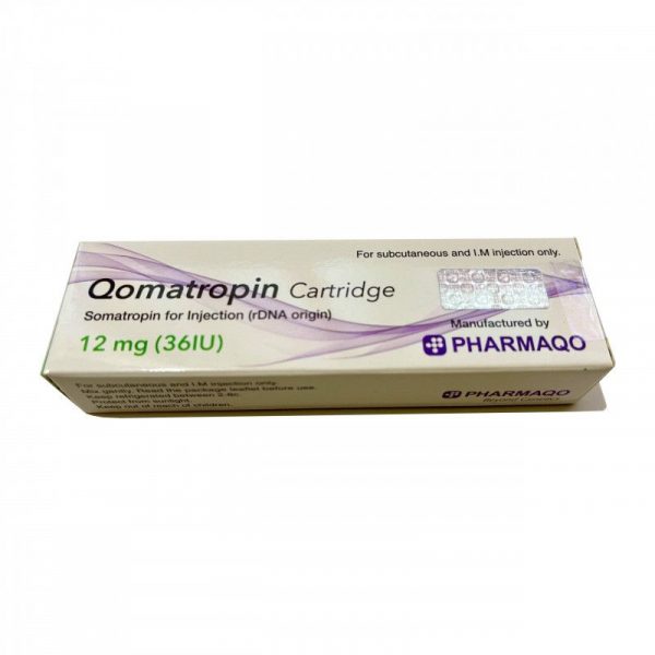 10 x Pharmaqo Qomatropin 12mg 36iu Cartridge