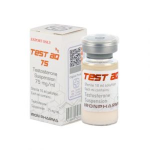 6 x Iron Pharma Test AQ 75mg x 10ml
